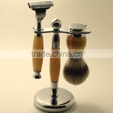 Top Quality Deluxe Badger Hair Shaving Brush Set photo-2