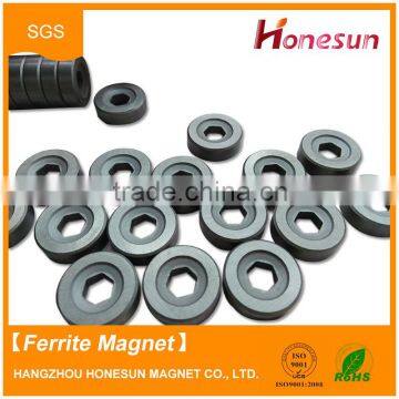 Y10 isotropic ferrite magnet ring