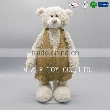 OEM Design Korea Lovely Plush Bear Toys in Waistcoat