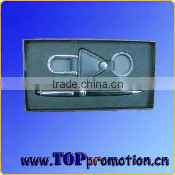 promotion designer keychain set with pen