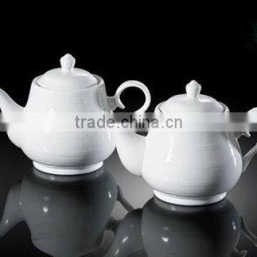 H4400 wholesale chaozhou high white 850ml porcelain tea pots fine china