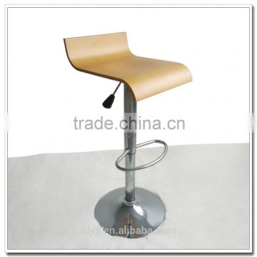 TDB-2-2 QVB HANGZHOU JIANDE TONGDA PLYWOOD NATURE COLOR HOT SALE comfortable BARSTOOL