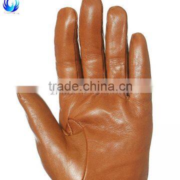 Fashion Ladies Goatskin Tight Leather Gloves Women photo-3