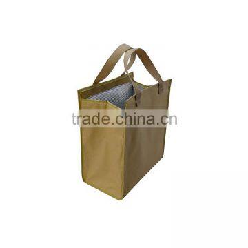 latest eco kraft paper cooler bag lunch bag kids lunch box with insulated function