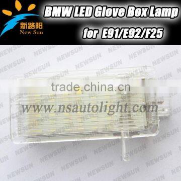 High quality factory direct sale led glove box light for BMW 9-16V DC 3528SMD no error auto led glove box lamp for bmw