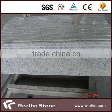 Kashmir white interior stone stair treads with edge protection