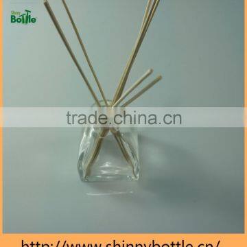 wholesale 200ml clear reed diffuser glass container aroma round glass perfume diffuser bottle
