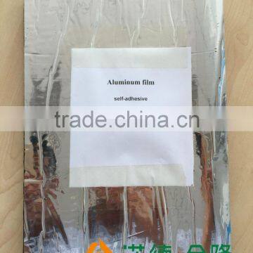 aluminum film self-adhesive bitumen waterproof membrane in construction