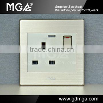 British Standard electrical switch socket