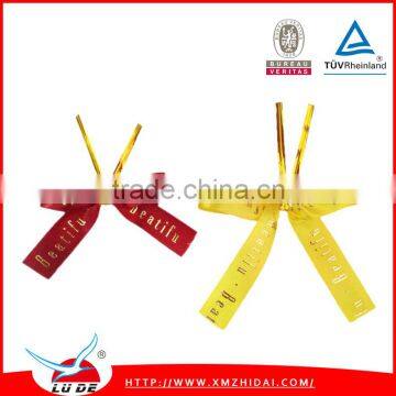 2015 Wholesale Satin Pre-tied Ribbon Bows for Gift Packing