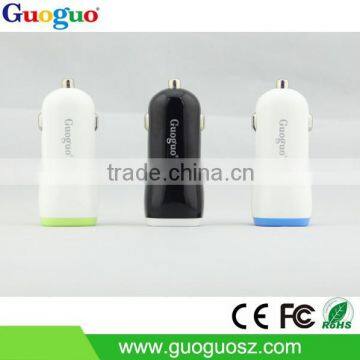 Top Quality Mobile phone car charger, mini custom usb car charger for Samsum Galaxy S4 S5