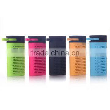 Outdoor mini portable power bank speaker wireless stereo bluetooth speaker with LED flashlight