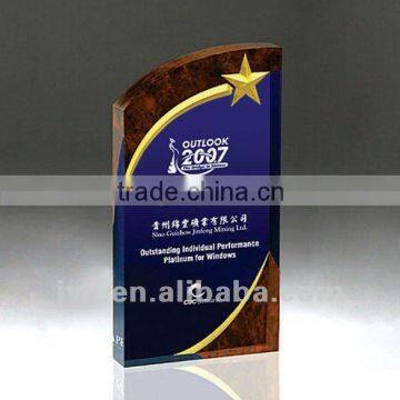 customized souvenir acrylic award trophy