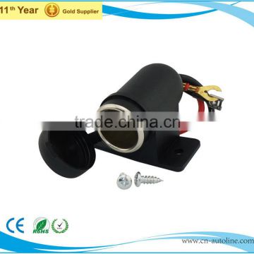 Waterproof cigarette socket with extension cable