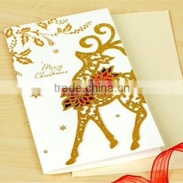 2014 handmade Professional christmas greeting cards factory direct price