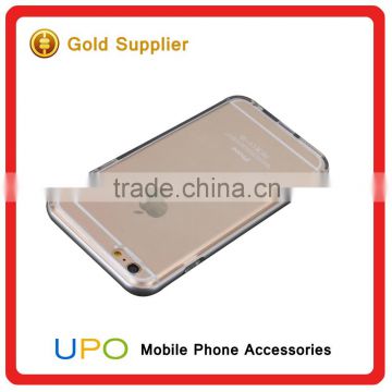 [UPO] Newest 2 in 1aluminum bumper case silicon back Cover for iphone 6