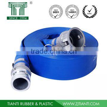 High Quality Pvc Blue Layflat Hose With Couplings
