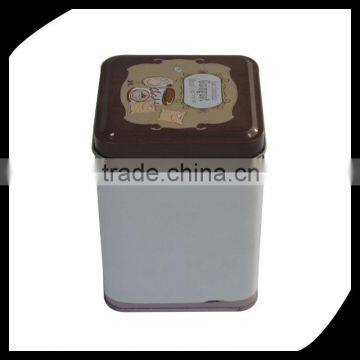 2016 China supplier wholesale customized high quality small square tin box