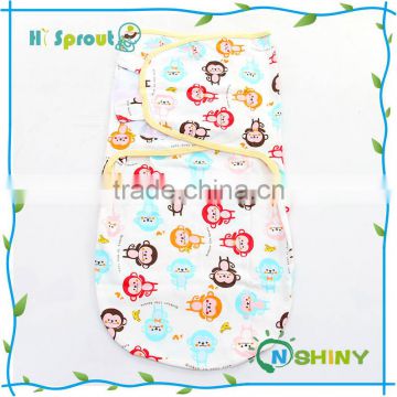 New Adjustable Cotton Infant Swaddle Wrap Sleeping Bag