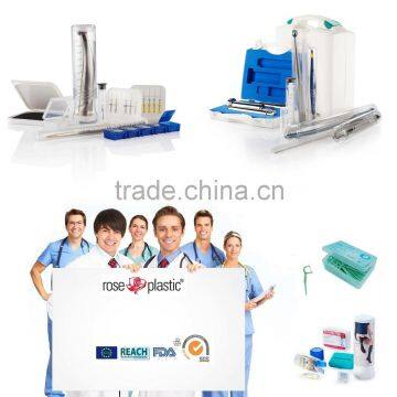 Plastic medical packaging tubes boxes for denture