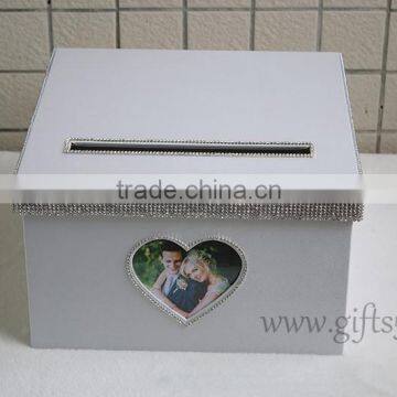 Personalised wedding gifts for bride wedding card box