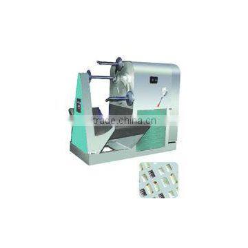 White drawing machine lustrous,colourful candies