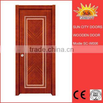 Luxury solid wooden door with lipping designs SC-W006