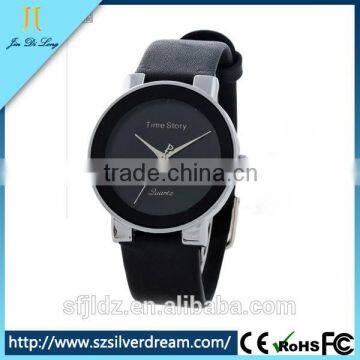 Wholesale Genuine Leather Quartz Watches Women Anticlockwise Watches