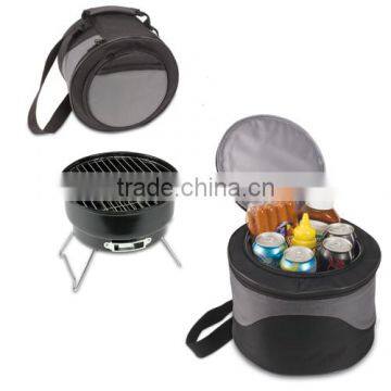 cooler bag barbecue grill set charcoal bbq camping grill