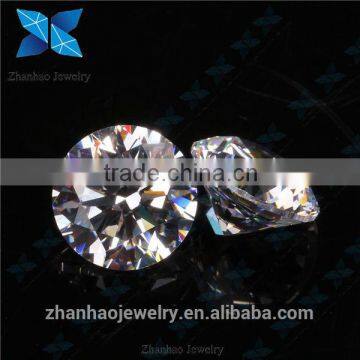 star cut white round thin cutting stone /cz stone for wholesale