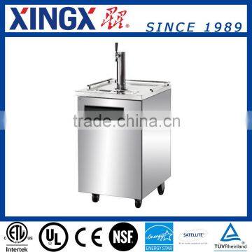 Club Top Stainless Steel Commercial Beer Cooler/Backbar Kegerator/Bar supply draft beer dispenser