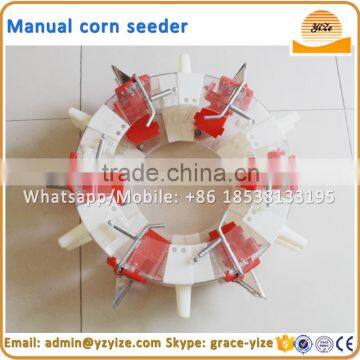 Hand Push Seeder Manual Corn Planter Sower Machine photo-2