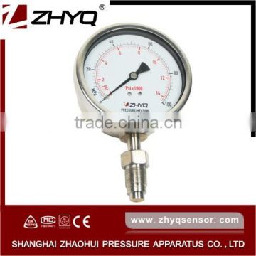 Standard homogenizer diaphragm pressure gauge