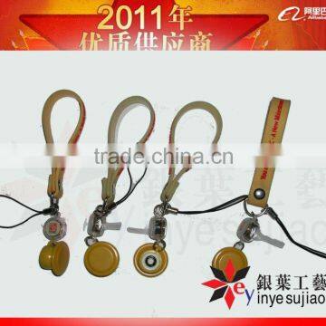 2012 babouche shape mobile phone mobile phone pendants soft PVC