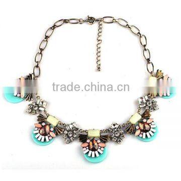 Fashion trends of the flowers chain necklace fashion jewelry necklace