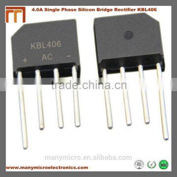 4.0A Single Phase Silicon Bridge Rectifier KBL406