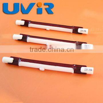 Single ruby short wave ir lamp r7s halogen lamp 500w