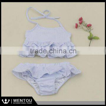 Wholesale Monogrammed Seersucker Toddler Swimsuits