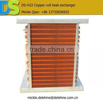 DS-H22 OEM Copper coil heat exchanger