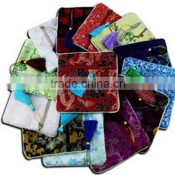 Professional chinese silk coin purse with CE certificate