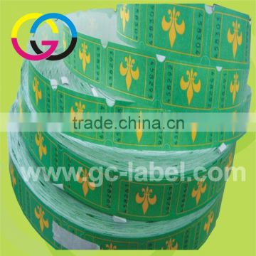 High quality PET/PVC material self-adhesive stickers and labels