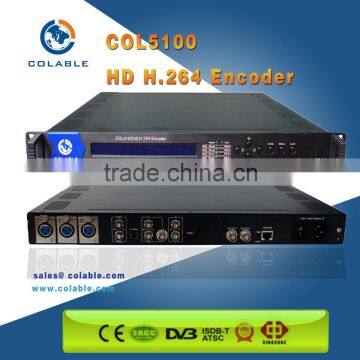 SD/HD single channel digital tv headend Encoder---the RCA/CVBS/analog composite sd , hd mi/hd-sdi hd catv,iptv encoder COL5100