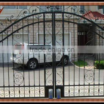 Pattern sliding wrought iron gate models