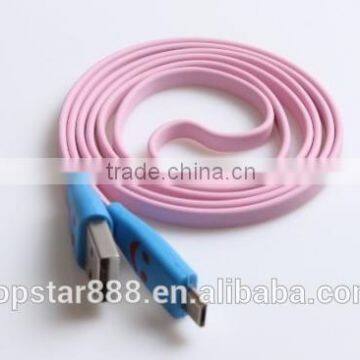 LED Smile Cables Chargers in Different Attractive Colors Mini Usb Cable for Android Phone photo-4