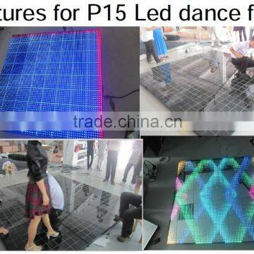 led glass screen wedding stage dance floor panel