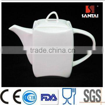 (2013Canton Fair) hot selling white porcelain tea pot