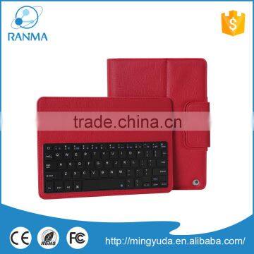 Promotional Price 9.7 Inch Leather Wireless Bluetooth Keyboard Case for Ipad Air