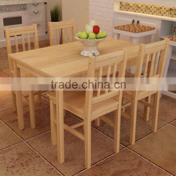 modern solid wooden dining table and solid wood chairs item NO. 04