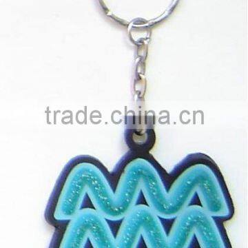 Free Sample design notes shape custom wood keychain colorful