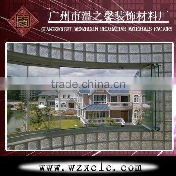 frameless window (skillful manufacture)